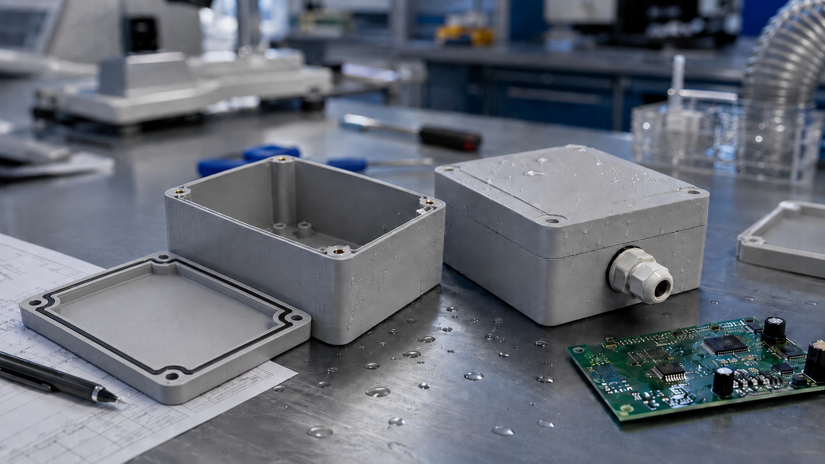 Jak zabezpieczyć elektronikę przed wilgocią? Obudowa, kondensacja i ochrona PCB.